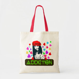 Tote ╚"  ♥ K-POP Vício-Fabuloso Bolsa de orçamento, " ▪