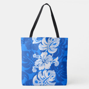 Tote Kalakaua Border Havaiana Bolsa de praia Hibiscus