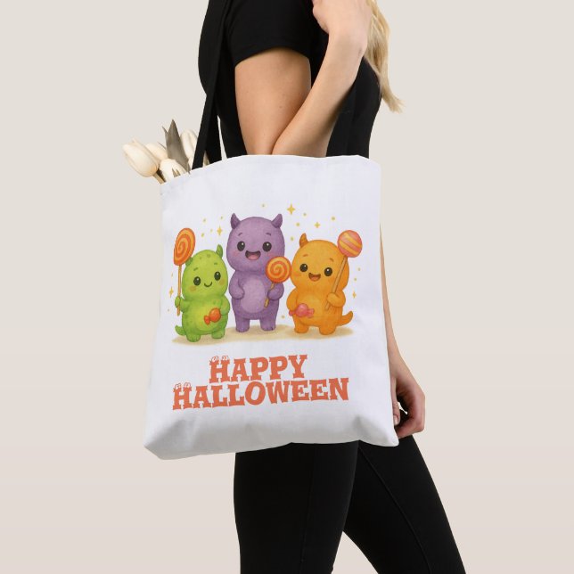 Tote Kawaii Monsters & Lollipops Bolsa Ba (Close Up)