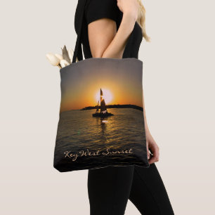 Tote Key West Sunset Bolsa (personalizável)