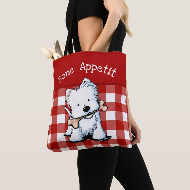 Tote KiniArt Westie Bolsa (Close Up)