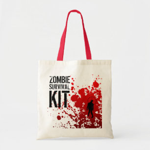 Tote KIT DE SOBREVIVÊNCIA do ZOMBI - o bolsa