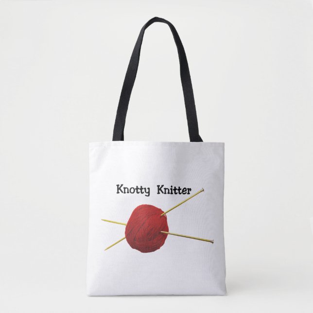 Tote Knotty Knitter Bolsa (Frente)
