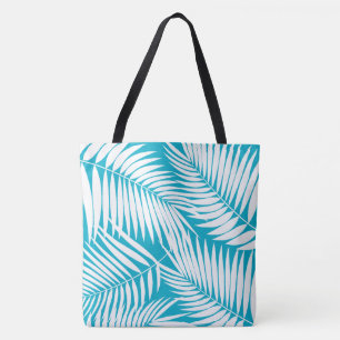 Tote Kona Palms Hawaiian Leaf Tropical Bolsa de praia