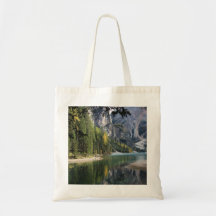 Lago alpino e reflexos - bolsa shopper fotográfica
