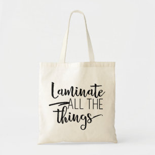Tote Lamine todo o bolsa das coisas