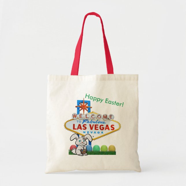 Tote Las Vegas Easter Egg Hunt Bolsa (Frente)