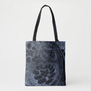 Tote Lavishly On Denim Washed Bolsa