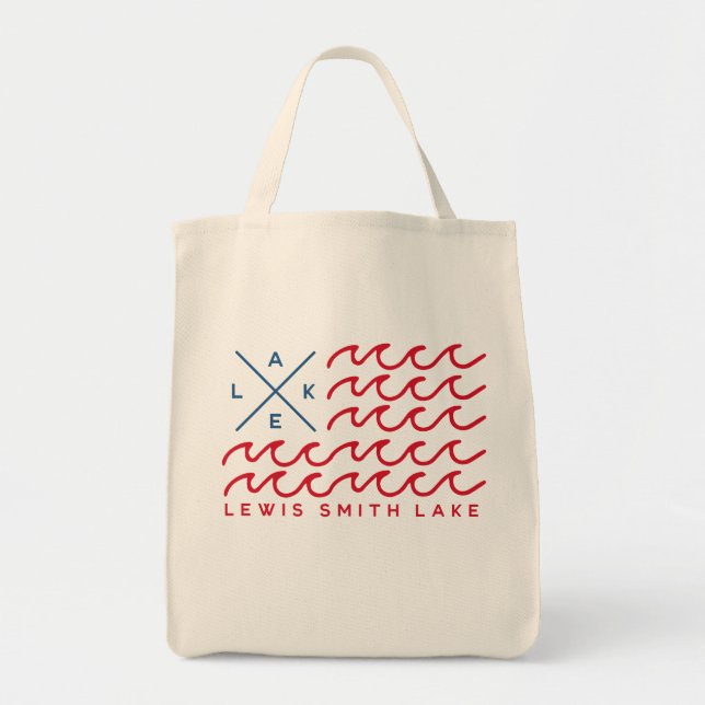 Tote Lewis Smith Lake Flag Bolsa (Frente)