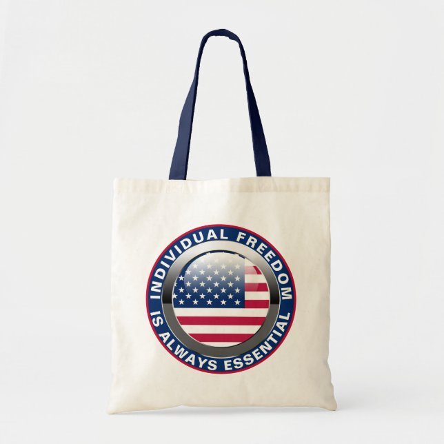 Tote Liberdade individual em bolsa (Frente)