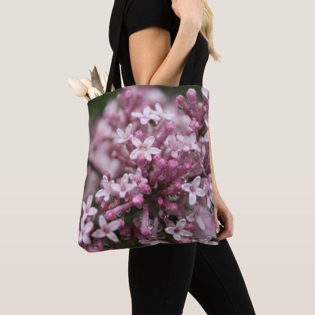 Tote Lilac Shoulder Bolsa de canvas (Close Up)