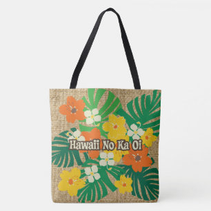 Tote Limahuli Garden Vintage Bolsa de praia Floral Hava