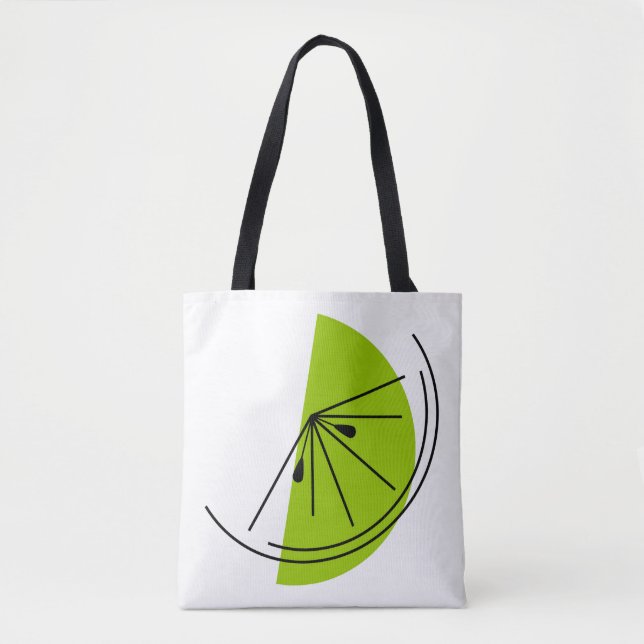 Tote Limão de Citrus por todo o bolsa (Frente)