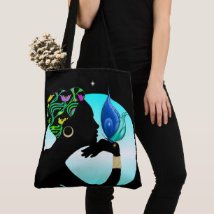 Tote Linda Mulher Étnica Por Toda Impressão Bolsa
