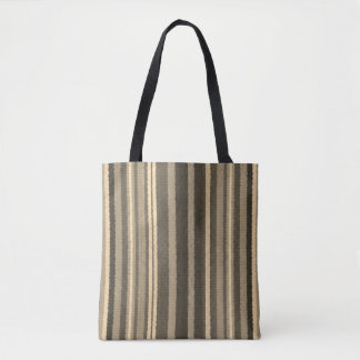 Tote Listrado Vertical Tom Terra Neutro Minimalist