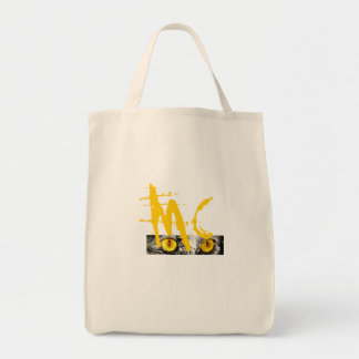 Tote Logotipo orgânico da bolsa de compra do gato do
