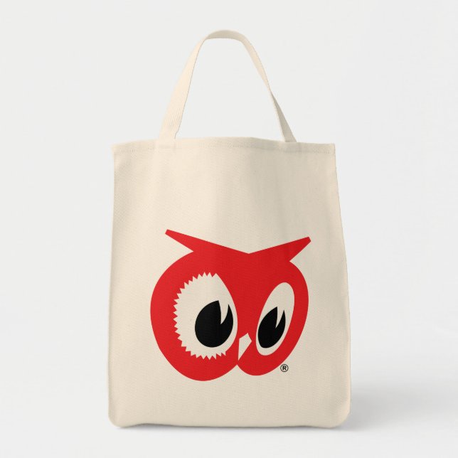 Tote Lojas de Comidas de Coruja Vermelha - Bolsa de can (Frente)