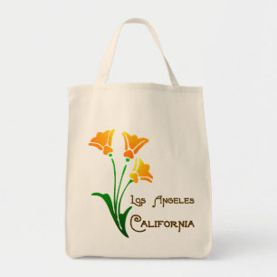Tote Los Angeles California Poppy Deco Bolsa