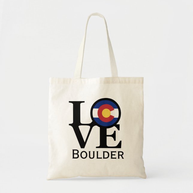Tote LOVE Boulder Colorado Bolsa (Frente)