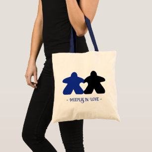 Tote Maçãs no Amor, Bolsa Básico Azul e Negro