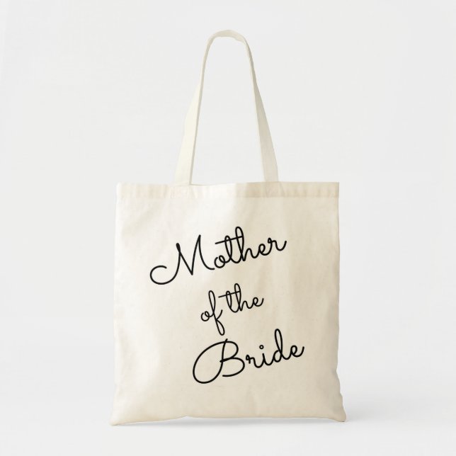 Tote Mãe do bolsa da noiva, Cursive (Frente)