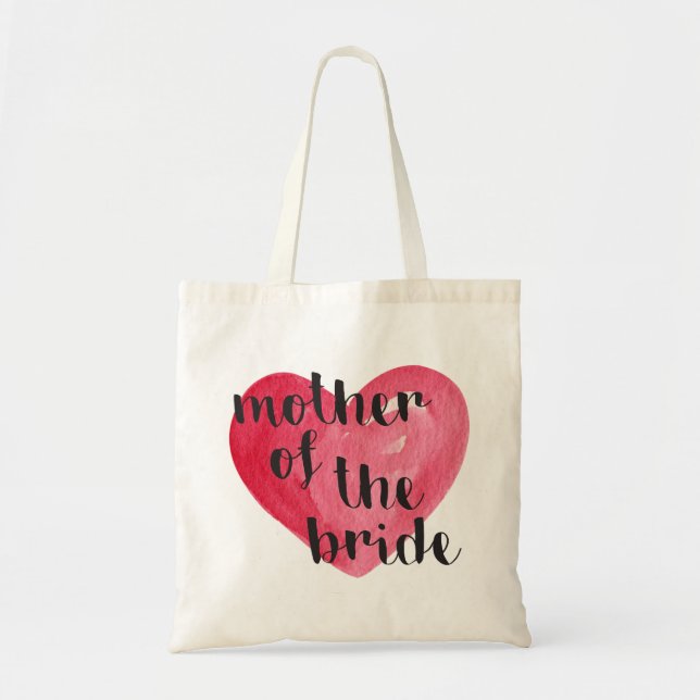 Tote Mãe do bolsa do coração da noiva (Frente)