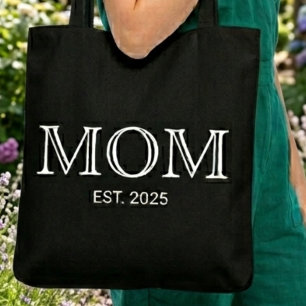 Tote Mãe Estabeleceu Nova Bolsa Preta de Presente para