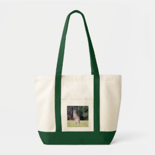 Tote Mãe Kangaroo com Bebê Joey em sua bolsa