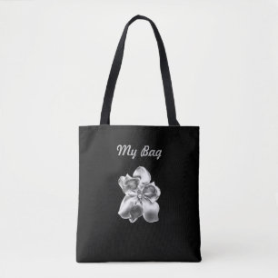 Tote Magnolia Metálica Flor em todo Impressão Bolsa