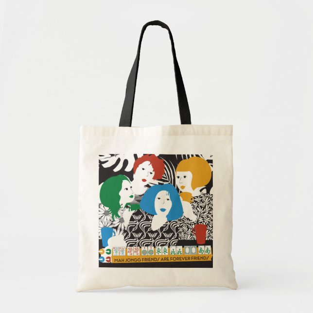 Tote Mah Jong Friends Bolsa (Frente)