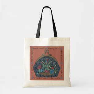 Tote Mah Jongg Flower Purse Bolsa