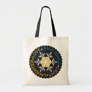 Tote Mah Jongg Snowflakes Bolsa