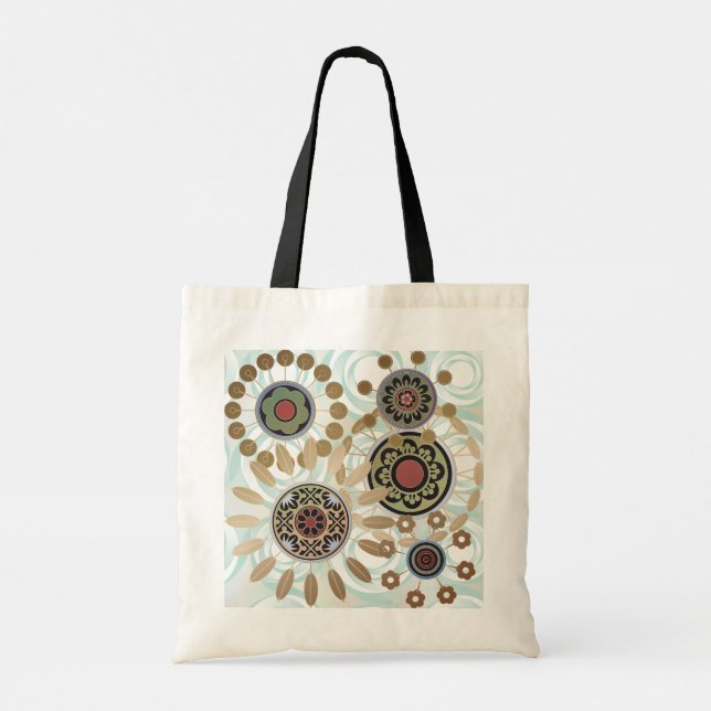 Tote Mah Jongg Starburst Dots Bolsa (Verso)
