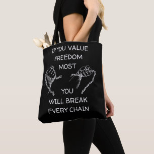 Tote Mais Bolsa de Liberdade de Valor