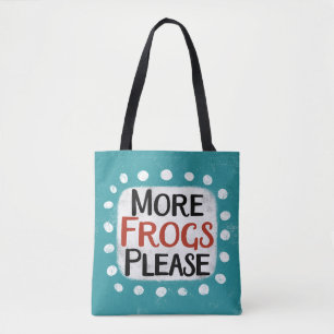 Tote Mais Sapos Toque a bolsa