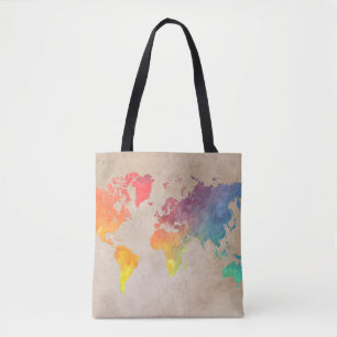 Tote Mapa do mundo Bolsa