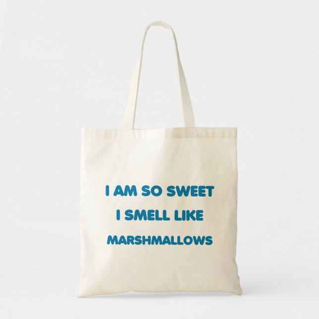 Tote Marshmallow tão doce - o bolsa (Frente)