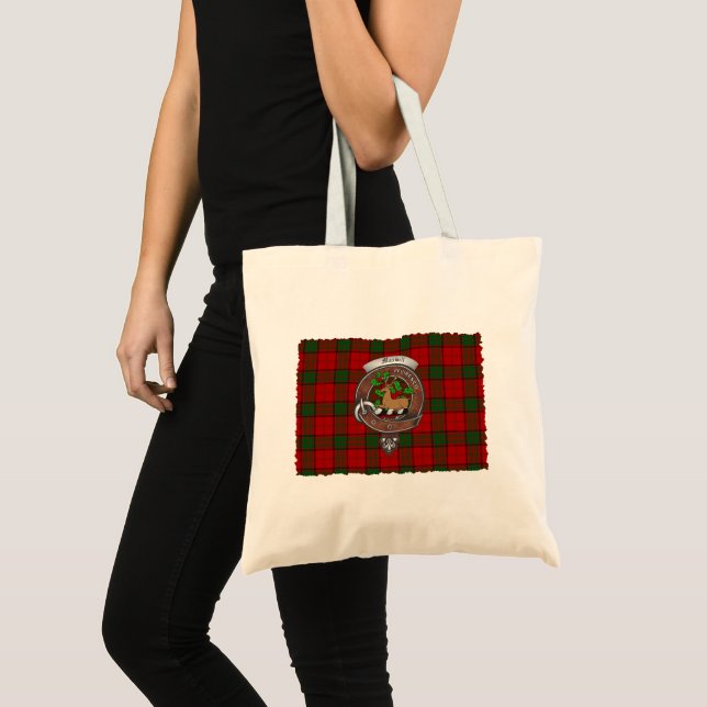 Tote Maxwell Clan Crachá Tartan Bolsa (Frente (produto))