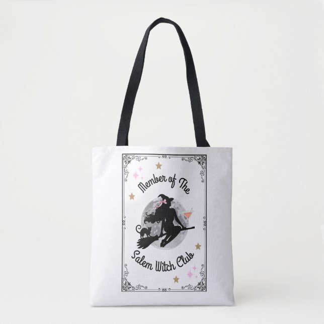 Tote Membro do Salem Witch Club Bolsa (Frente)