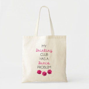 Tote Meu Clube de Bebendos tem uma bolsa engraçada com