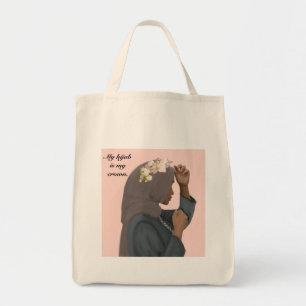 Tote Meu Hijab é meu Bolsa da Coroa