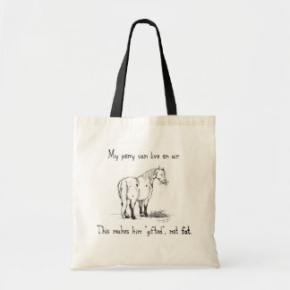 Tote "Meu pônei não é" o bolsa gordo