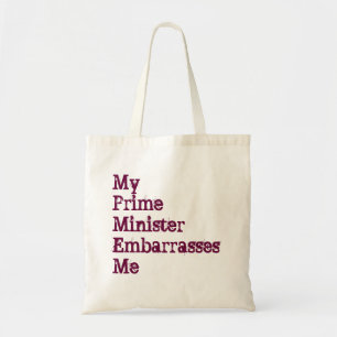 Tote Meu primeiro ministro estorva-me o bolsa
