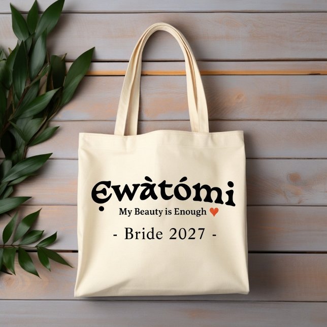 Tote Minha Beleza é Suficiente Bolsa de Compras — Prese (Criador carregado)