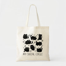 Minha Bolsa de Compras de Gato Fofa