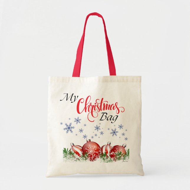 Tote Minha bolsa de Natal (Frente)