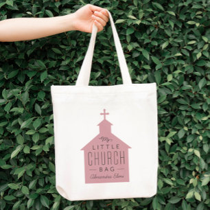 Tote Minha pequena bolsa de igreja, uma bolsa de crian