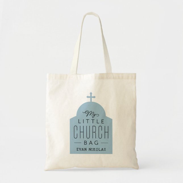 Tote Minha pequena sacola de igreja, bolsa de cúpula or (Frente)