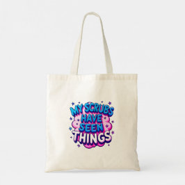 Tote Minha Roupa de Trabalho Viu Coisas Bolsa Beige