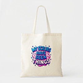 Tote Minha Roupa de Trabalho Viu Coisas Bolsa Beige